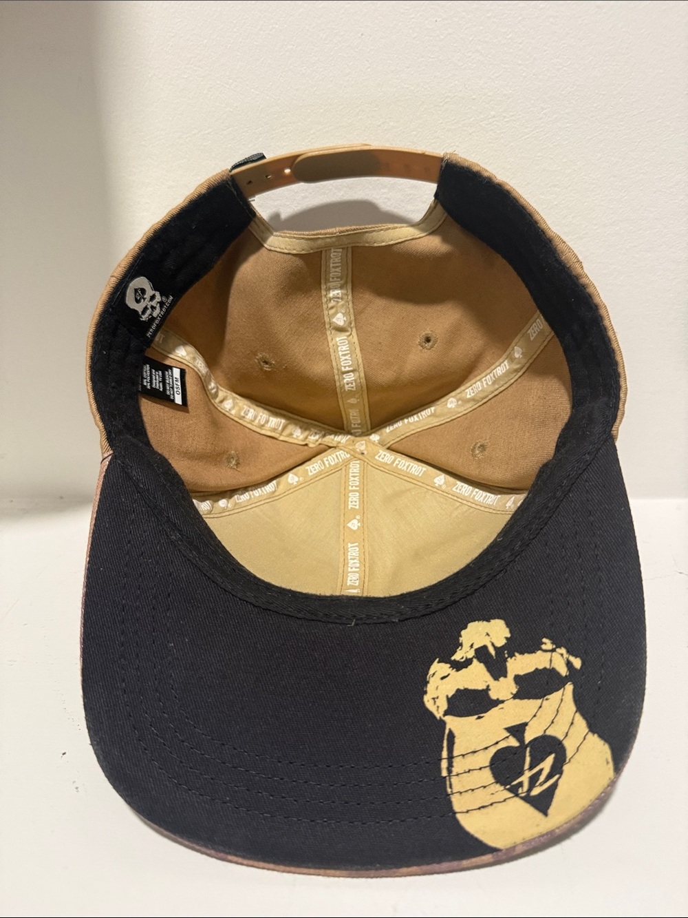Zero Foxtrot Camouflage Brim Snapback Hat - - Picture 3 of 3